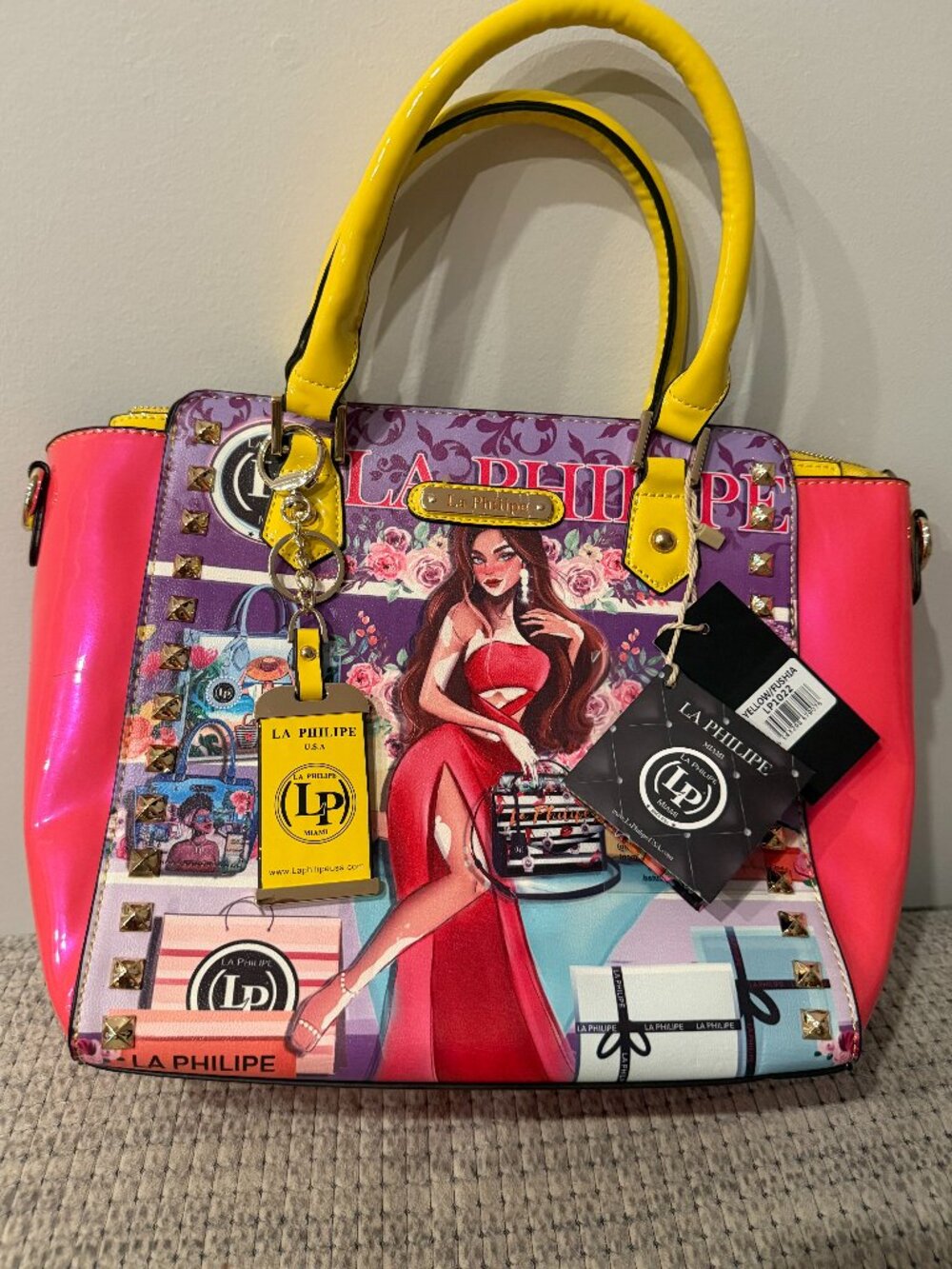 LA Philipe Satchel Vitiligo Beauty